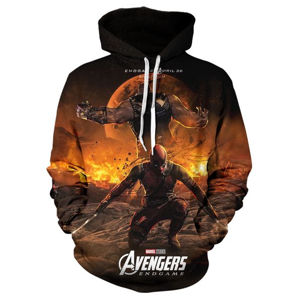 

3d толстовка горячий новый продукт весной и летом 2020 3d hoodie, Black