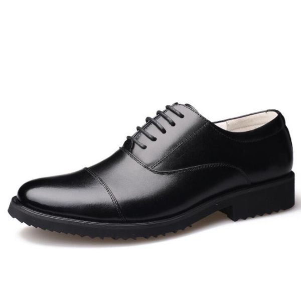 Homens oficiais sapatos Três conjuntos uniformes de couro de couro articulado sapatos de negócios preto design formal vestido formal homens apartamentos