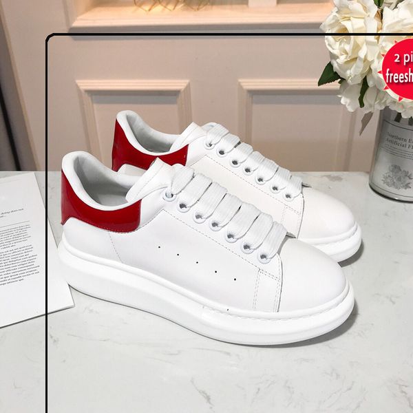 

mens women casual shoes flats platform sole velvet leather 3m reflective white outdoors daily dress party sneakers 87, Black
