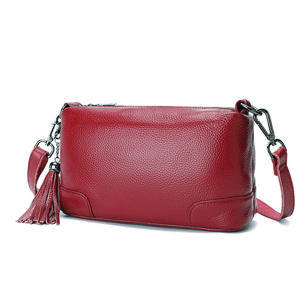 

genuine leather bag flap women handbags ladies tote bag tassel shoulder crossbody bags for women luxury handbags