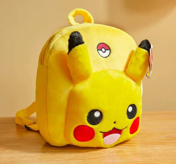 

2020 последний аутентичный детский школьный рюкзак picachu детский сад милый 3-летний 5-picachu двойной плечевой плюшевый мешок девочка рюкз
