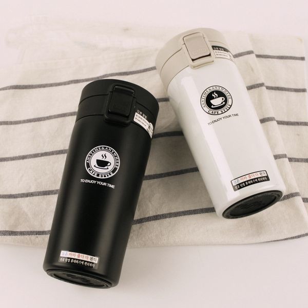 

абуй-480ml творческий отскок coffee cup портативный пара кубок моды кружка двухслойный кубок из нержавеющей стали