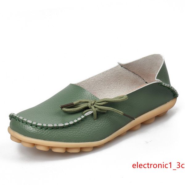 

pink women real leather shoes moccasins mother loafers soft leisure female driving two ways wear footwear