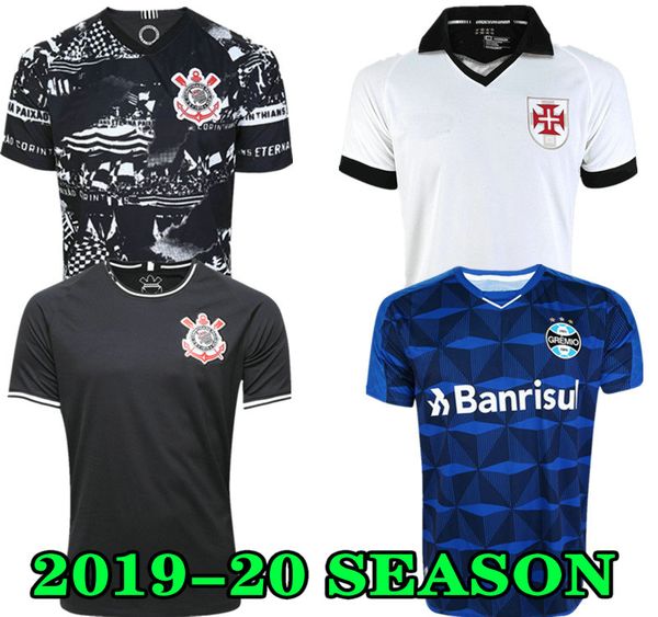 

s-xxl 19 20 home soccer jersey 2019 2020 away football shirt, Black;yellow