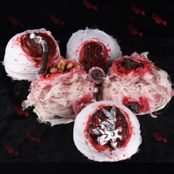 

halloween horror props blood haunted house simulation brain bloody scary halloween cosplay costume props fake party supplies