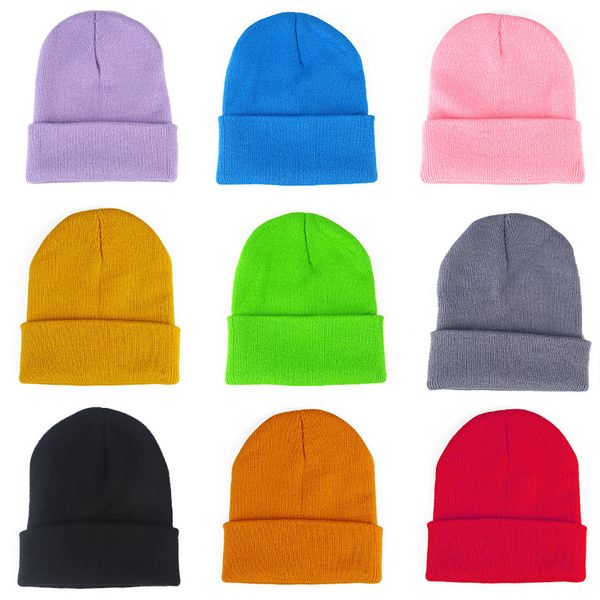 

22 colors classic mens ladies womens slouch beanie knitted oversize beanie skull hat caps lovers kintted cap solid beanie caps, Blue;gray