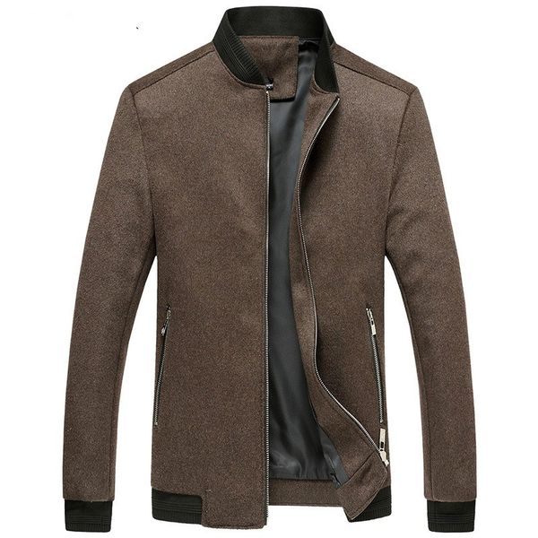 

2019 new arrival autumn wool casual jackets men,men's casual jackets ,3 colors plus-size jk1807, Black;brown