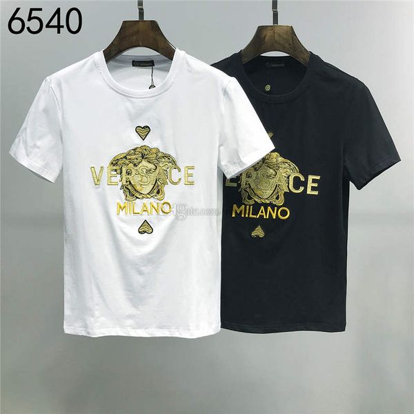 

academic style casual fashion mens designer 2020 new arrival medusa clothing men's t-shirts print tees short sleeve m-3xl, White;black