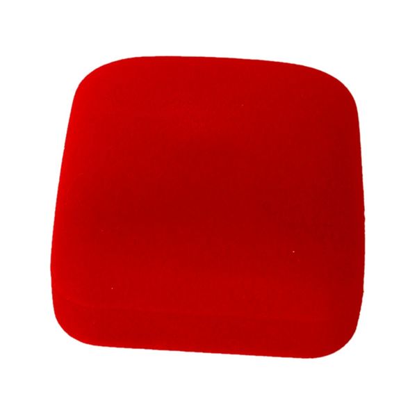 

1 jewel case box red gift rings earrings jewelry velvet display, Pink;blue