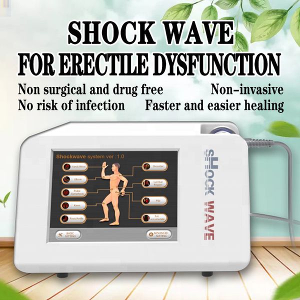 

экстракорпоральная медицинская машина обработки ударной волны обработки физической боли для облегчения боли ударная волна ed эректильная дис, Black;white