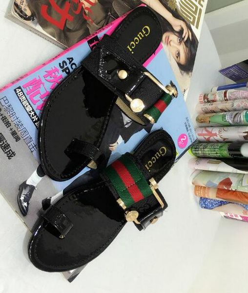 

New gggbrand women andal flip flop de igner hoe luxury lide ummer fa hion wide flat lippery andal lipper flip flop ize 35 42