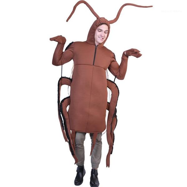 

halloween cospaly funny designer mascot costumes fastfood festival fashion cool style casual apparel cockroach print, Red;yellow
