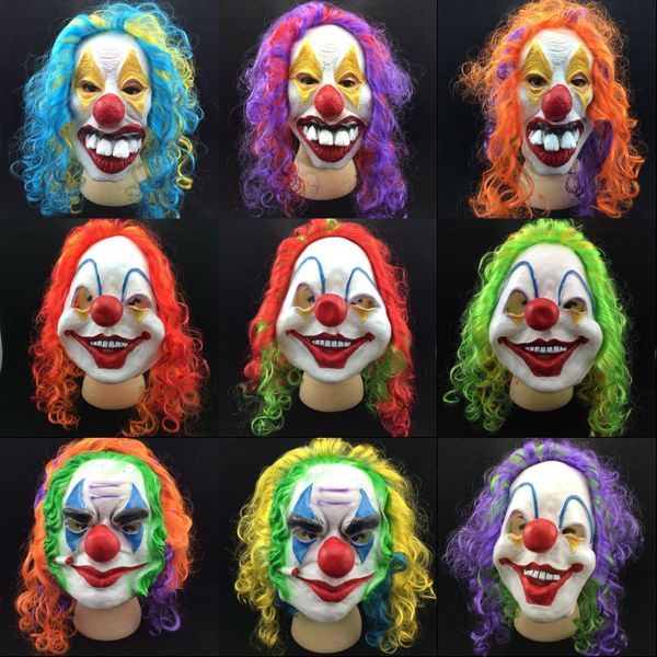 Smiley il clown lattice Maschera Spaventoso Halloween Horror