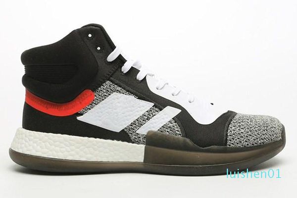 

2019 original john wall 2 marquee kristaps porzingis primeknit mid onze basketball shoes black grey pink mens sports sneakers size 40-46 l01