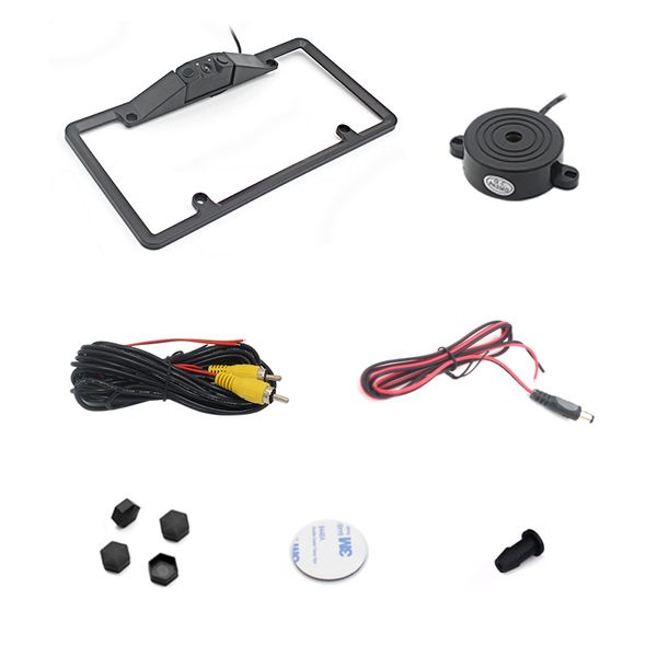 

driintel 2 датчика 1 камеры все в один парковочная система парковки датчик обратной радар заднего обзора нас номерной знак автомобиля