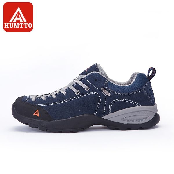 

humtto walking shoes men leather sneakerswinter outdoor sports climbing camping light non-slip wearable trekking shoes big size