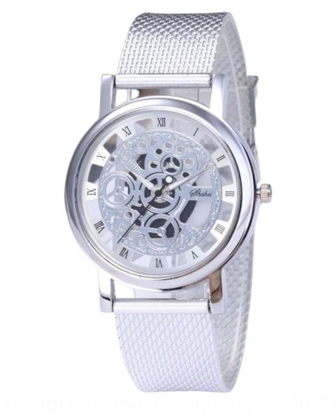

belt hollow soft tape belt mechanical watch non-mechanical watch male, Blue