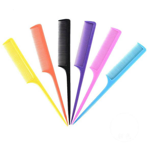 

styling combs with metal pins brownsalon professional beauty tools viola long tail comb styling combs sqtrimmer hpgsw, Silver