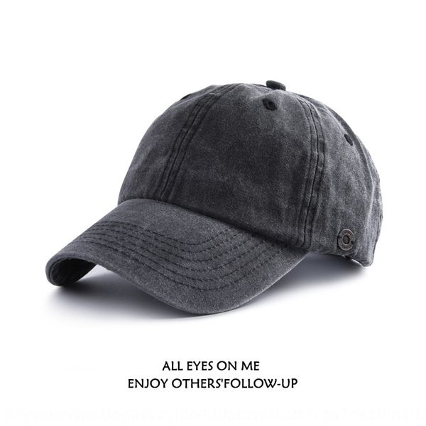 

f2crl solid color washed denim baseball baseball sun sun hat cap men's and women's summer casual all-match bending brim sunshade c, Blue;gray
