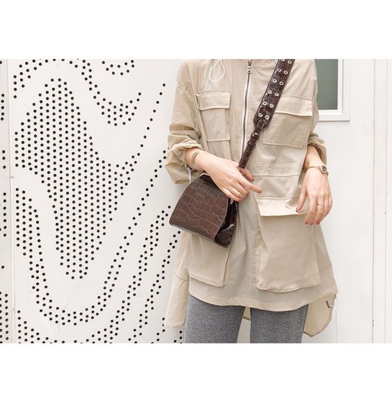 

fashion lady women shoudler bag girl cross body girlish handbag goodlooking 2 colors casual simple style all-macthing outdoor qs b104324z