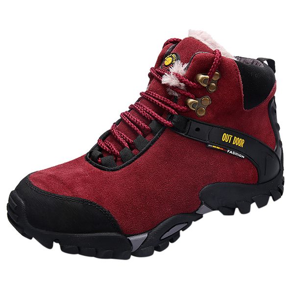 

2019 new ladies autumn and winter high tube shoes outdoor climbing sneakers hiking shoes #nn728