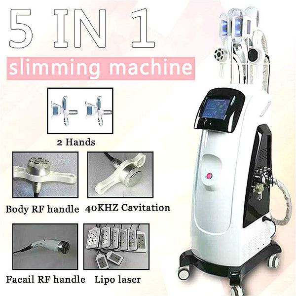 

2020 cryolipolysis vacuum therapy slimming machine lipo laser machines cavitation slimming rf skin lift skin tightening face lifting machine
