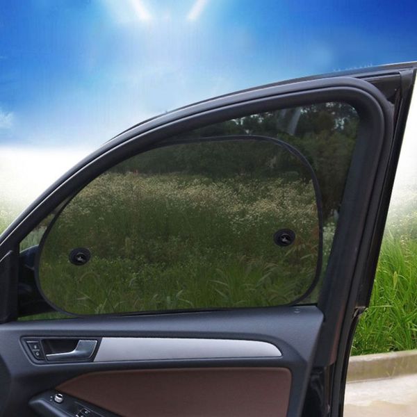 

2pc sun visor screen sunshade car curtain mesh nylon car rear window sunshade automobile
