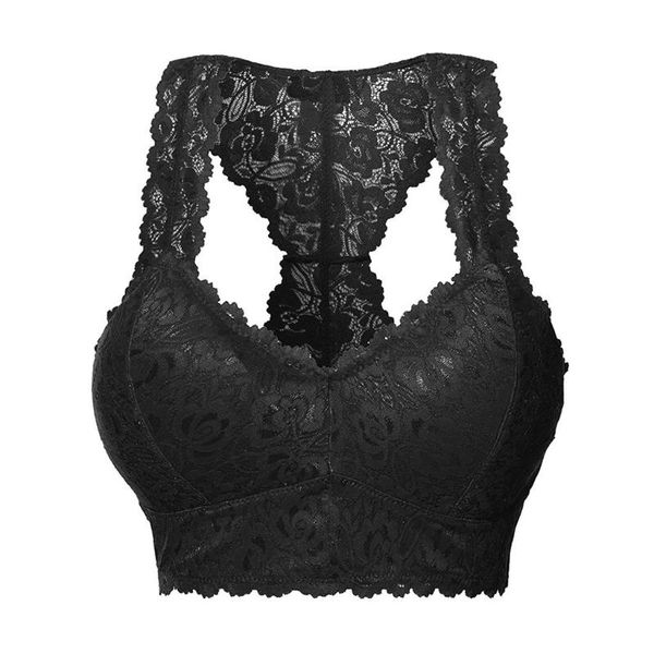 

new lace bra wire v neck underwear women seamless lingerie lace bras for women breathable push up bra, Red;black