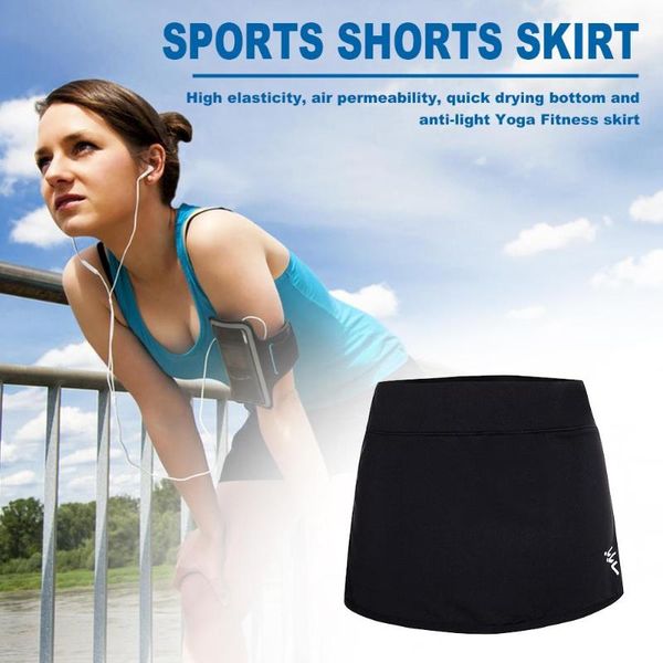 

lightweight quick dry skirts with pockets and shorts inner for running sports generous for running golf bicycle volleyball, White;red