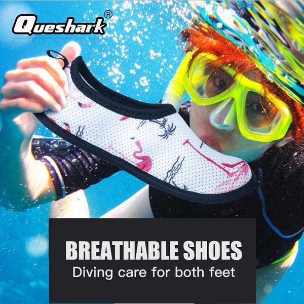 

summer non-slip upstream shoes kids aqua shoes couples sea spa footwear yoga slippers swimming snorkeling beach