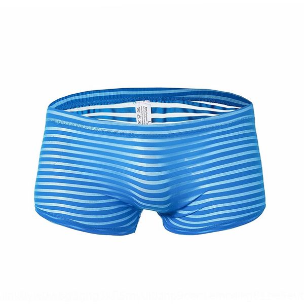 

yuf3m underwear striped transparent fashionable lovers men's underwear striped transparent boxer fashionable under underpants men, Black;white