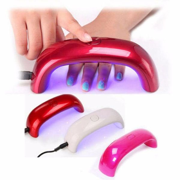

9 вт мини usb из светодиодов ногтей сушилка леча светильник уф лампе led форма onglerainbow портативный уф-гель лампы ногтей