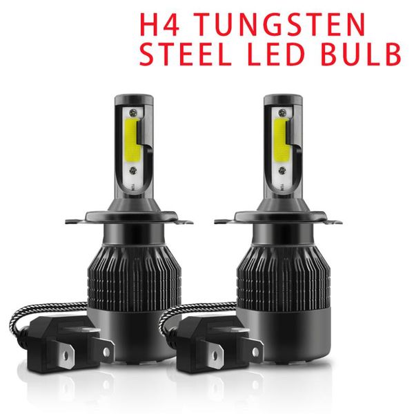 

txvso8 h4 9003 hb2 hi li car headlight kit 2pcs 72w 6000k led bulbs 9v-32v xenon led bulb replacement for a4 a6 e39 e46 e60 car