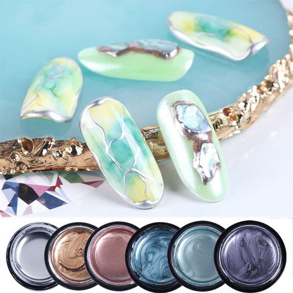 

8ml metallic mirror nail gel polish painting flowers wire drawing gel lacquer uv or led lamp soak off nail art egluedge varnish, Red;pink