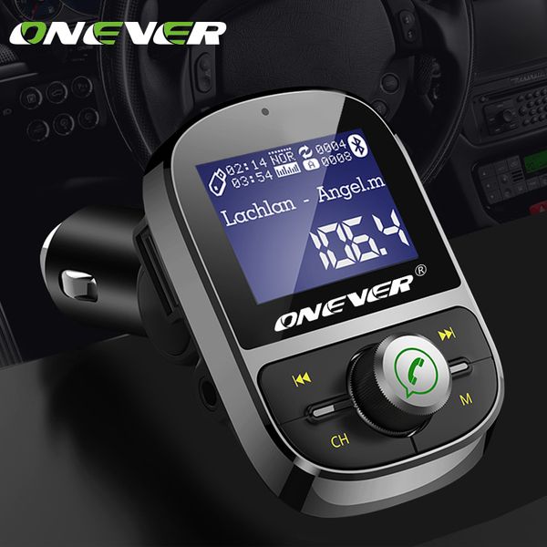 

onever car mp3 player hands-bluetooth car kit support eq setting tf card u disk aux out