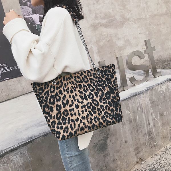 

мода leopard женщины сумочку холст плеча женщины сумки дизайнерские сумки посыльного дамы цепь повседневный tote мешка основной # h25