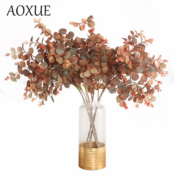 

home decoration fake flower simulation ins japanese autumn department eucalyptus wedding road layout layout simulation bouquet