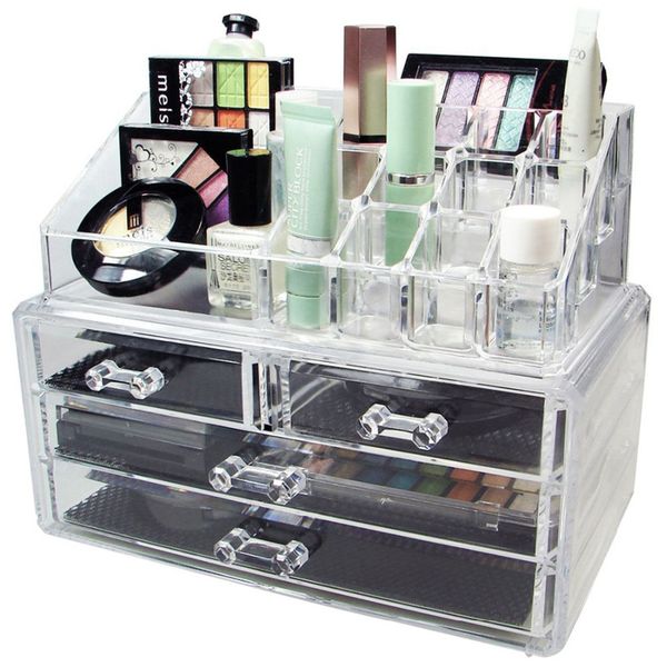 2019 Large Acrylic Drawer Jewelry Cosmetic Organizer High Quality