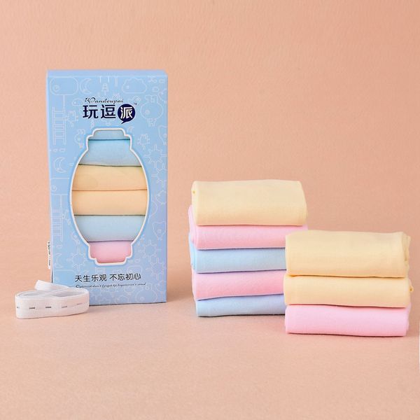 

baby cotton reusable cloth diapers super soft infant nappies 40*40cm bath towel newborn gift boys girls washable diaper 8pcs/box