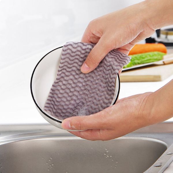 

ткань для очистки одноразового одноразового dishcloth блюда полотенца кухни антипригарного масло абсорбент для очистки полотенца тряпочки гу
