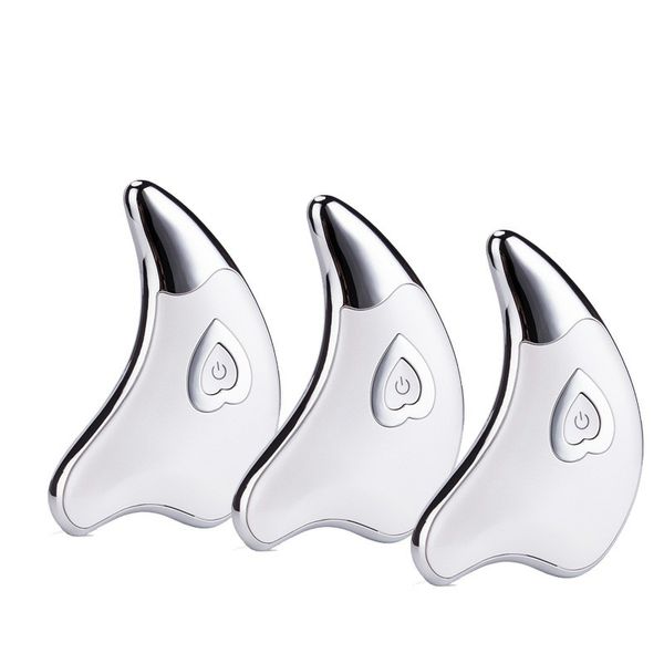 

micro current face beauty negative ion therapy device guasha board led electric heating board anti-crease face lift machine