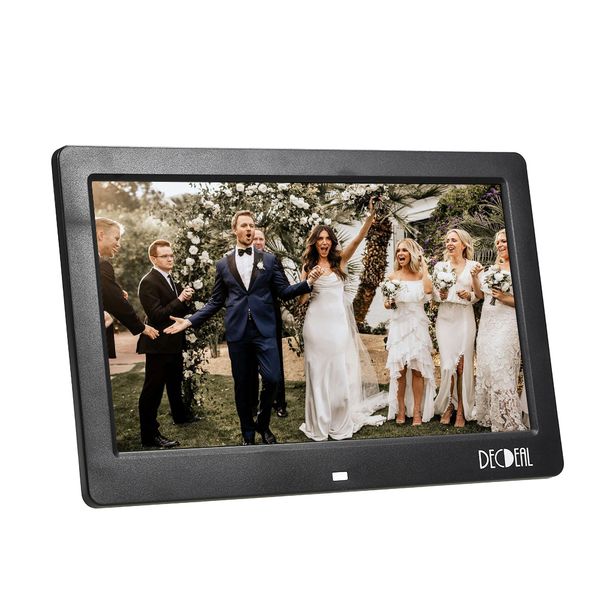 

decdeal 7 inch digital p frame hd electronic digitale picture music video sd card slots with remote control good gift