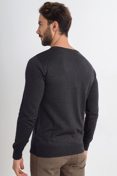 

heyss v collar button male sweater sweater, White;black