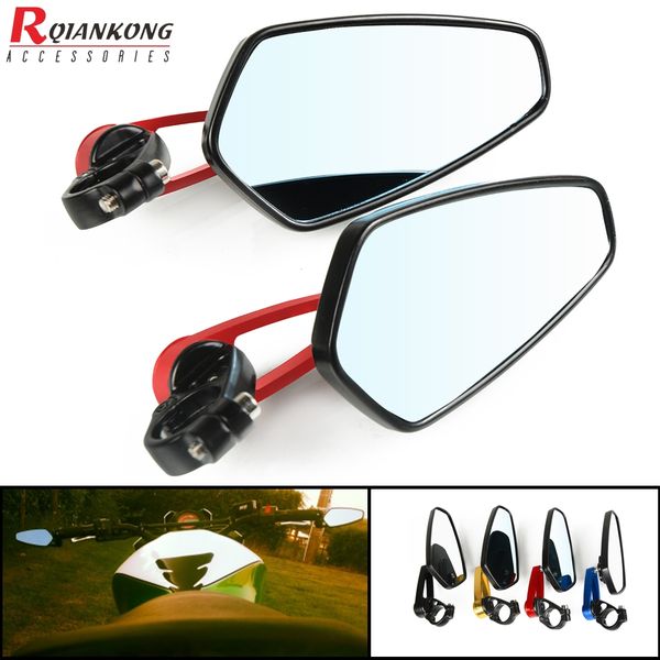 

7/8"22mm universal motorcycle handle bar end rearview mirrors for cafe racer aprilia