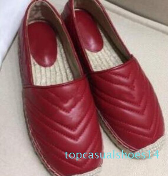

2019ssic luxury women leather canvas shoes fashion designer flat shoes loafers mountaineering fisherman shoes loafers t14, Black