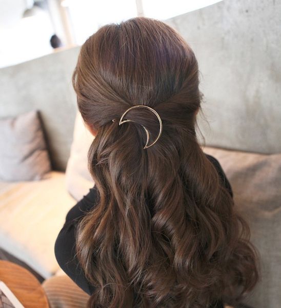 

новые подарки на свадьбу геометрические звезды для губ узелки заколки зажимы для волос бобби булавки конский хвост заколки для девочек метал, Golden;silver