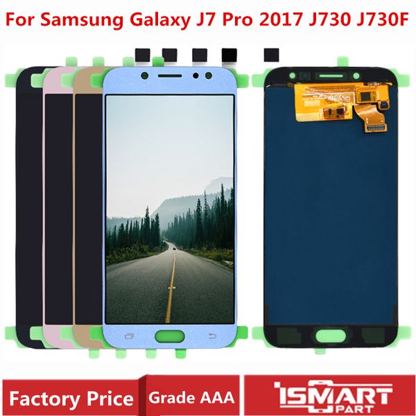 

super amoled for samsung galaxy j7 pro 2017 j730 j730f lcd display touch screen digitizer assembly