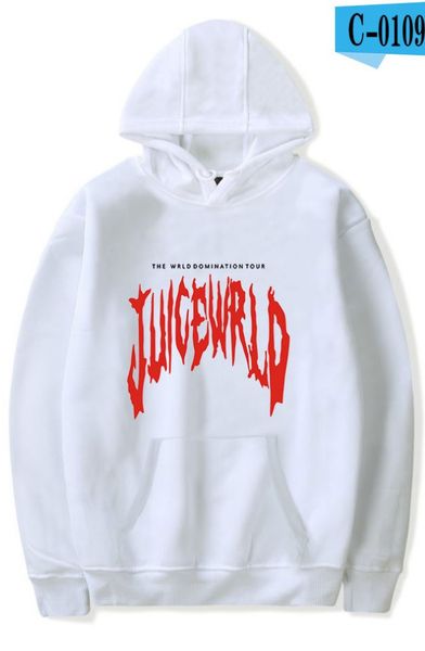 

men hoodies fashion designer plus size 2xs-4xl spot for american singer juice wrld printing hooded long sleeve sweater for wholesale, Black
