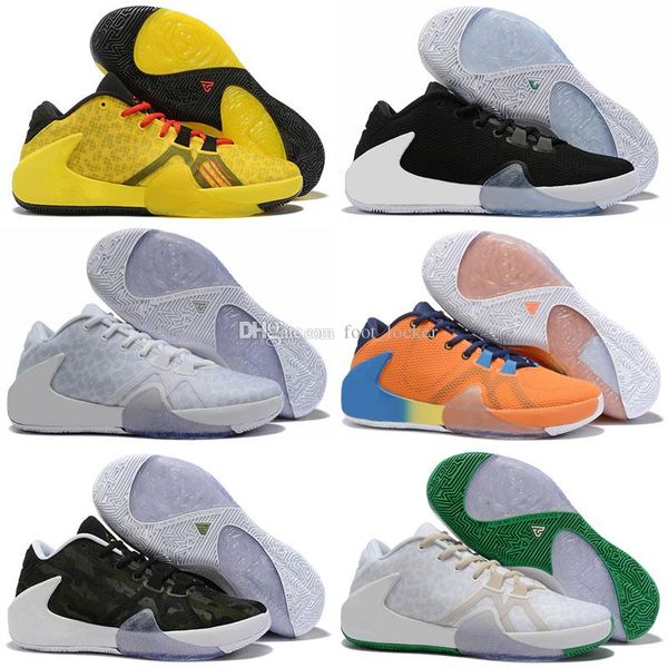 Giannis Antetokounmpo Zoom Freak 1 Total Orange Photo Blue