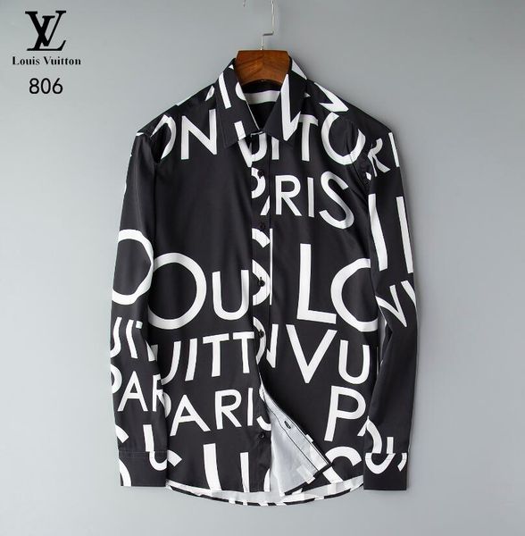 

2019 бренд мужской бизнес повседневная рубашка мужская с длинным рукавом в полоску